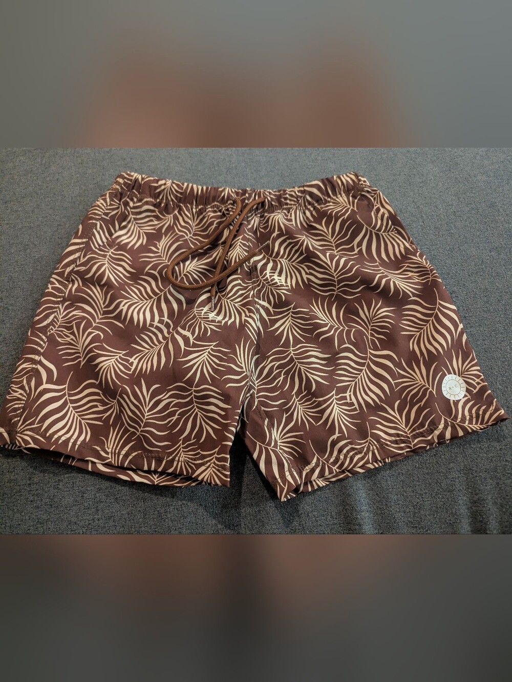 Rylee + Cru Chocolate Palms Board Shorts